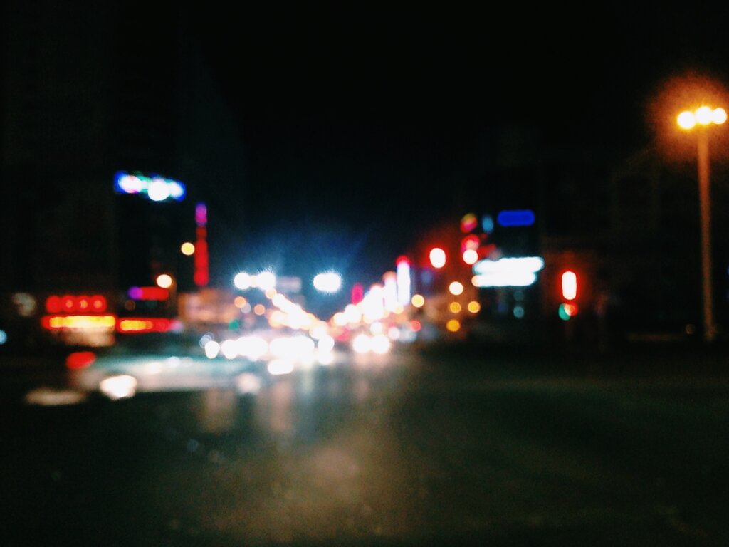 연변의 밤거리